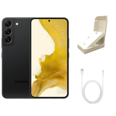 Refurbished Samsung Galaxy S22 5G S901U (AT&T Only) 128GB Phantom Black (Grade A) w/ Gift Box