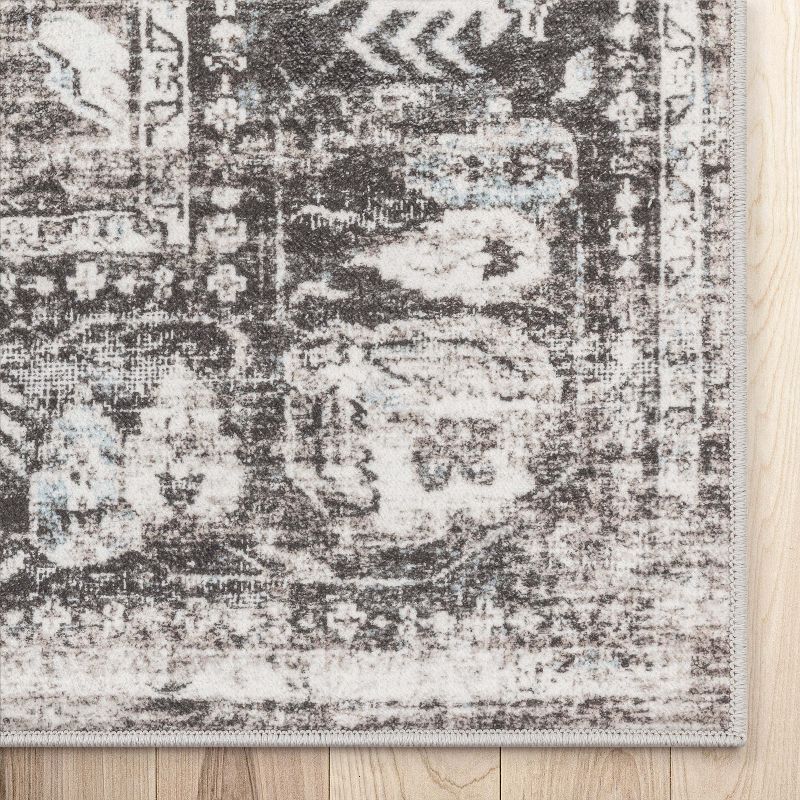 Well Woven Elle Basics Intrigue Non-Slip Washable Modern Vintage Area Rug for Hallways, Entryways & Kitchens, 5 of 7