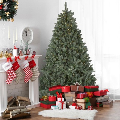 Northlight Real Touch™️ Pre-lit Washington Frasier Fir Multi-function Slim  Christmas Tree - 7.5' - Dual Color Led Lights : Target