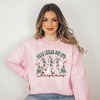 Simply Sage Market Women's Graphic Sweatshirt Dead Inside Christmas Skeletons - 2 of 3