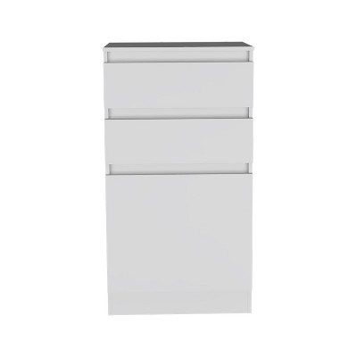 NicBex 2 Drawers Dresser for Bedroom with 1 Shelf and 1 Mirror,Chest of Drawers with Handle Free Design,Storage Dressers for Bedroom