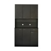 NicBex 71" Tall Kitchen Buffet Cabinet with 6-Doors Multifunctional Sideboard Cabinet with 1-Open Shelves and 1-Drawer for bedroom, Black - 4 of 4