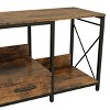 INFURNIC TV Stands and Consoles Modern Storage TV Stand with 2 Drawers and Spacious Organization for Living Room, Brown, 63"*15.7"*21.6" - 2 of 4