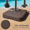 Best Choice Products 330lb Capacity Fillable Heavy-Duty Outdoor Cantilever Umbrella Base w/ Easy-Fill Spouts - 3 of 4