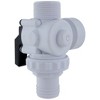 Swimline HydroTools Swimming Pool and Spa Standard Left Outlet 3-Way Valve 1.5" - White/Black - 3 of 4