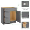 LOVMOR in Plywood Bath Vanity Cabinet with Drawers without Top for Kitchen, Bathroom, Living Room - 3 of 4