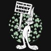 Girl's Looney Tunes St. Patrick's Day Bugs Bunny This is My Lucky Shirt T-Shirt - image 2 of 4