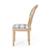 GDFStudio Newman Traditional Upholstered Rubberwood Dining Chairs (Set of 4) - 4 of 4