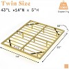 AMERLIFE Floating Bed Frame with LED Lights, No Box Spring Needed, Noise-Free - 2 of 4