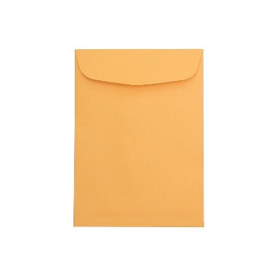 JAM Paper 7.5 x 10.5 Open End Catalog Envelopes Brown Kraft Manila 29215A