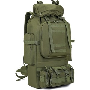 100L Camping Hiking Backpack,Molle military Tactical rucksack backpack,Waterproof Lightweight - 1 of 4