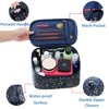Paaaawaters Makeup Bag Cosmetic Bags for Women Travel Makeup Organizer Case, Starry Sky - 4 of 4