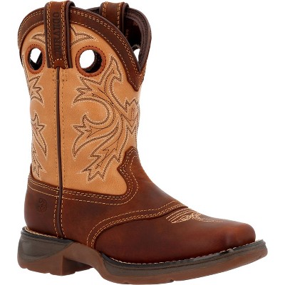 Kids Lil’ Rebel by Durango® Big Kids Brown Tan Western Boot