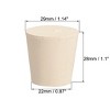 Unique Bargains Tapered Shaped Solid Rubber Stopper for Block Pipe Mouths 10 Pcs - 2 of 3