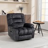 Velvet Power Lift Recliner Chair with 8-Point Massage and Lumbar Heating, USB Port - 3 of 4