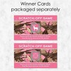 Big Dot of Happiness Pink Gone Hunting - Deer Hunting Girl Camo Baby Shower or Birthday Party Game Scratch Off Cards - 22 Count - 3 of 4