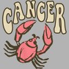 Junior's Lost Gods Cancer Crab Art Symbol Oversized T-Shirt - 2 of 2