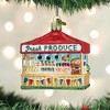 Old World Christmas Blown Glass Ornament for Christmas Tree, Farmer's Market Stand - 2 of 4