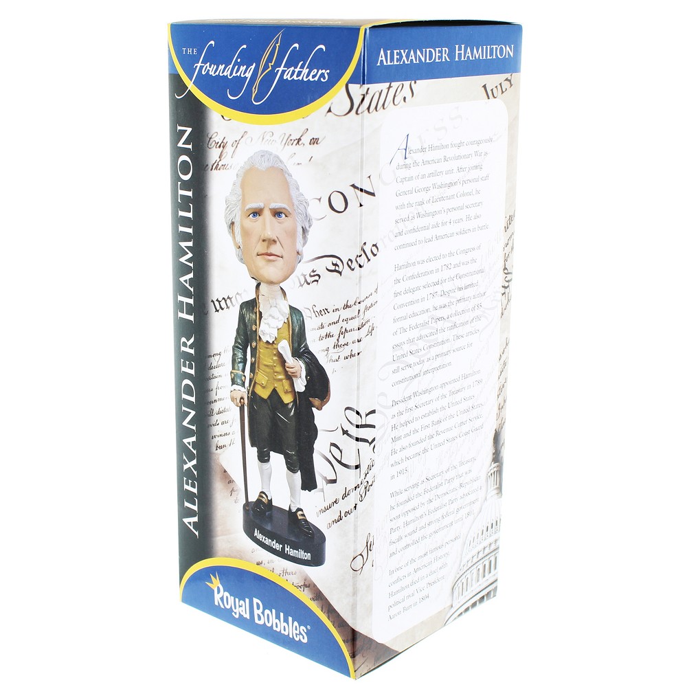 UPC 814089010085 product image for Royal Bobbles The Founding Fathers Series Alexander Hamilton Bobblehead | upcitemdb.com