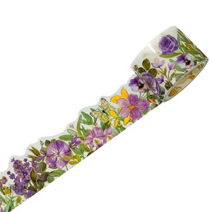 Wrapables Landscape Floral Metallic Gold Foil Washi Tape, 30mm x 3M - 1 of 4