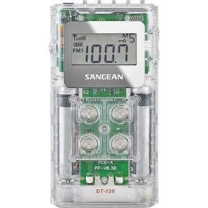 Sangean DT-120 Clear Pocket Am/FM Digital Radios (Clear) - 1 of 2