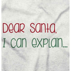 Christmas Dear Santa I Can Explain Toddler Baby Graphic T Shirt Brisco Brands - 1 of 4