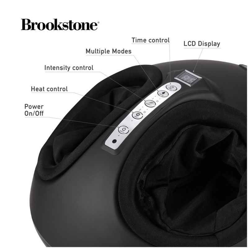 Brookstone 360 Air Pressure Foot Massager, 4 of 6