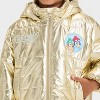 Toddler Girls' Bluey Puffer Coat - Gold - image 2 of 4