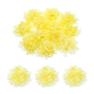Unique Bargains Durable Versatile Chiffon  Artificial Flowers for Graduation Headbands 12 Pcs - 1 of 4