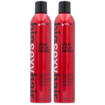 Sexy Hair Big Sexy Hair Spray And Play Harder - 20oz/2pk : Target