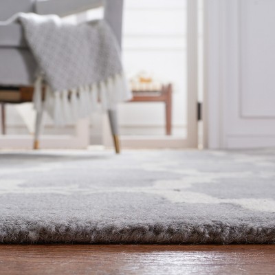 Ivory Elegance Hand-Tufted Wool Rectangular Rug