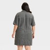 Women's Short Sleeve Drop Waist Drawstring Mini Dress - Universal Thread™ - 2 of 3