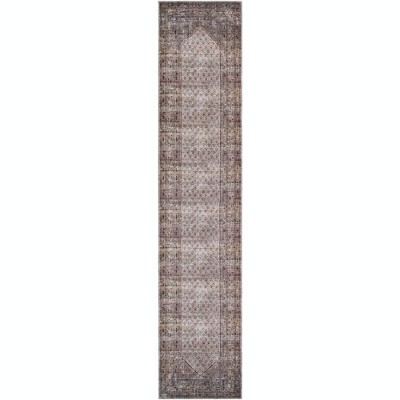 Mark & Day Hayri 2'7"x12' Runner Washable Woven Indoor Area Rugs Dark Red