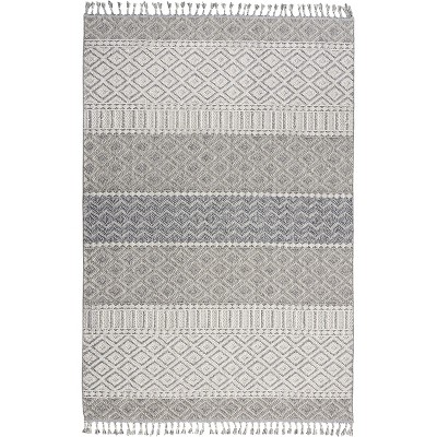 Nourison Elwood Modern Geometric Indoor Tassel Fringe Area Rug