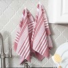 T-fal Dual Terry Stripe Kitchen Towel  2 Piece Set - 3 of 4