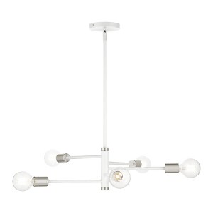 Livex Lighting Bannister 5 - Light Chandelier in  White - 1 of 2