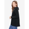 Woman Within Plus Size Pleat-Back Swing Hoodie Sweatshirt - 4 of 4