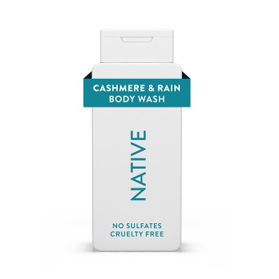 Native Body Wash for Men - Cashmere & Rain - Sulfate Free - 18 fl oz