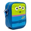 Disney Vegan Leather Cross Body Backpack for Men and Women with Adjustable Strap, Toy Story Alien Close Up Pose, Blue - 2 of 4