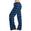 Just Love 100% Cotton Jersey Women Plaid Pajama Pants Sleepwear - 2 of 3
