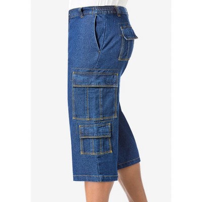 KingSize 17" Side Elastic Cargo Shorts