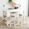 Aero Counter Stool (Set of 2) - STL9218 - White - Safavieh - 2 of 4