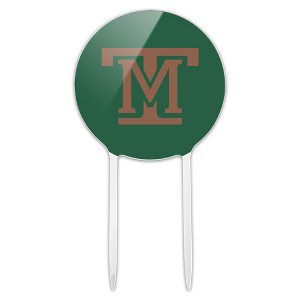Montana Tech of the University of Montana Primary Logo Acrylic Cake Topper Party Decoration for Wedding Anniversary Birthday Graduation - 1 of 4