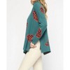 Women's Alexandra Cow Hat Mock Neck Long Sleeve Sweater Top - entro - 3 of 4