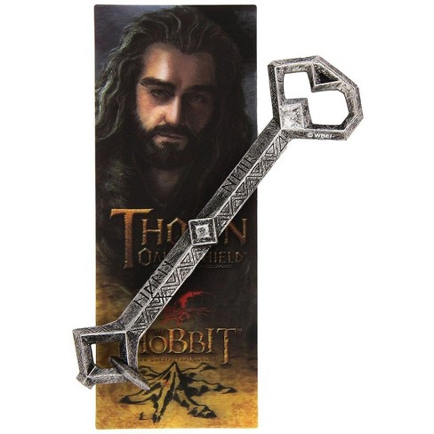 The Hobbit Thorin Eichenschild Schlüssel Stift und 3D Lesezeichen Oakenshield 