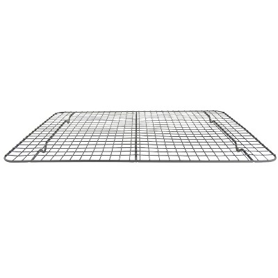 Ash Gray Non-Stick Carbon Steel 2-Piece Cooling Rack Set