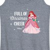 Women's - Disney - Full Of Christmas Cheer Ariel Graphic Racerback Tank - 2 of 4