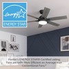 Hunter 52" Georgetown Ceiling Fan Matte Black Modern LED Integrated Remote Control - 4 of 4