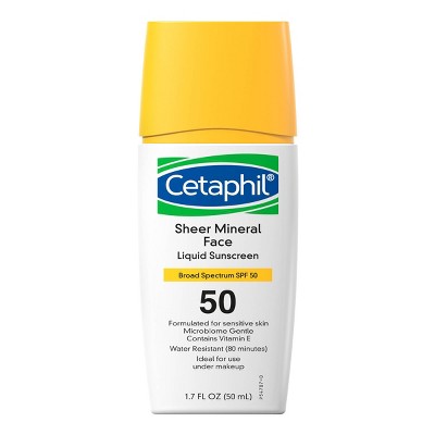 Cetaphil Sheer Mineral Face Liquid Drops - SPF 50 - 1.7 fl oz