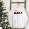 Simply Sage Market Women's Graphic Sweatshirt Merry Mama Buffalo Plaid - 2 of 2